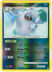 Abomasnow - 12/100 - Rare - Reverse Holo